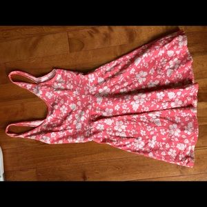 Hollister women skater sundress pink floral